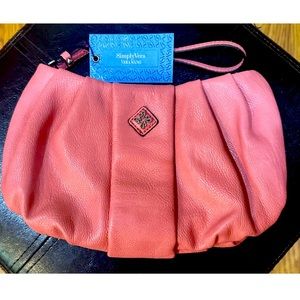 Simply Vera Vera Wang Coral Clutch Wristlet